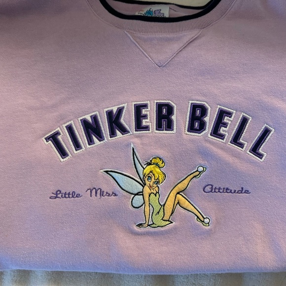 Tinker bell Disney Crew Sweatshirt-sz XXL excellent Condition - Picture 1 of 8